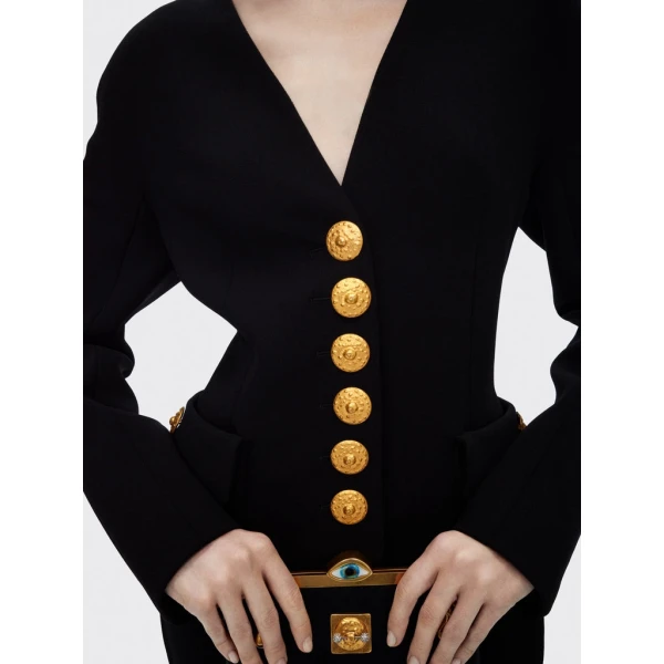 Schiaparelli Fitted Jacket Jackets in Schiaparelli Authentic Luxury Fashion at Coveti