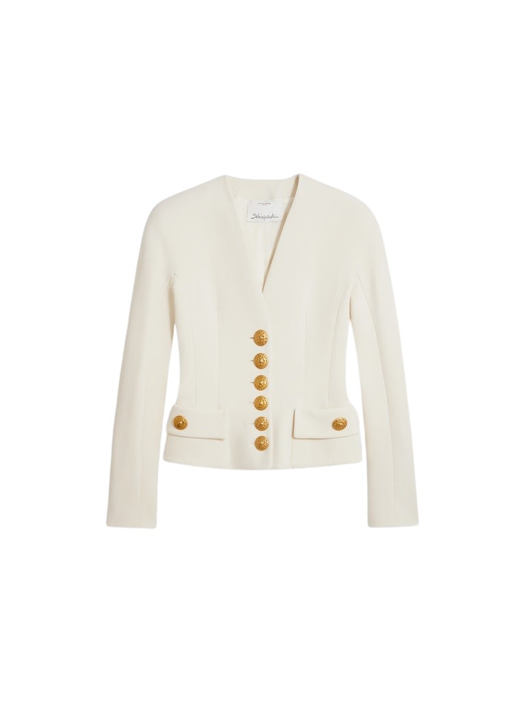 Schiaparelli Fitted Jacket Jackets in Schiaparelli Authentic Luxury Fashion at Coveti