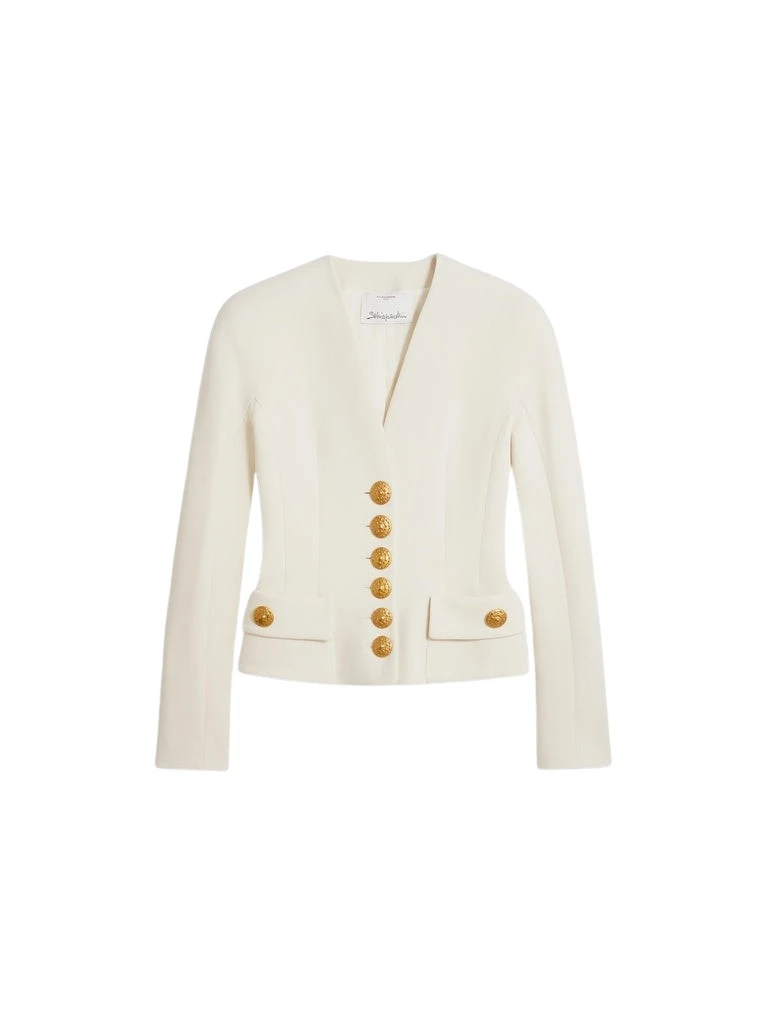 Schiaparelli-Fitted-Jacket-331424_nobg Schiaparelli Fitted Jacket Jackets in Schiaparelli Authentic Luxury Fashion at Coveti