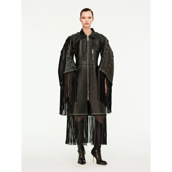 Schiaparelli Fringed Coat Coats in Schiaparelli Authentic Luxury Fashion at Coveti