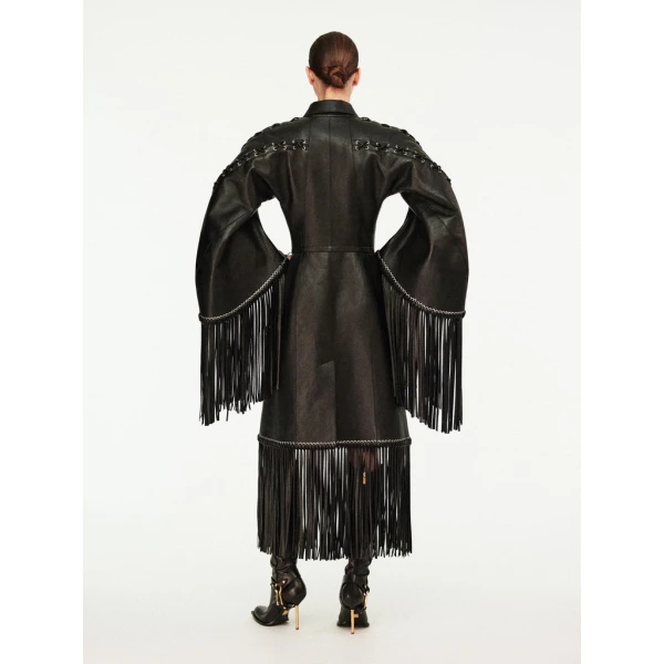 Schiaparelli Fringed Coat Coats in Schiaparelli Authentic Luxury Fashion at Coveti