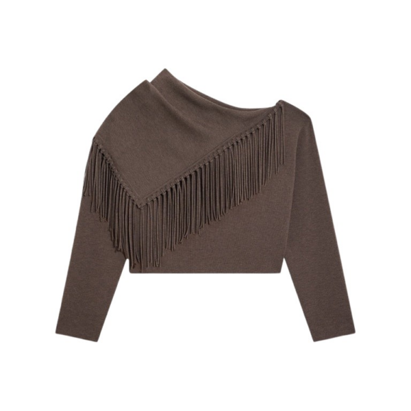 Schiaparelli Fringed Collar Jumper Knitwear in Schiaparelli Authentic Luxury Fashion at Coveti
