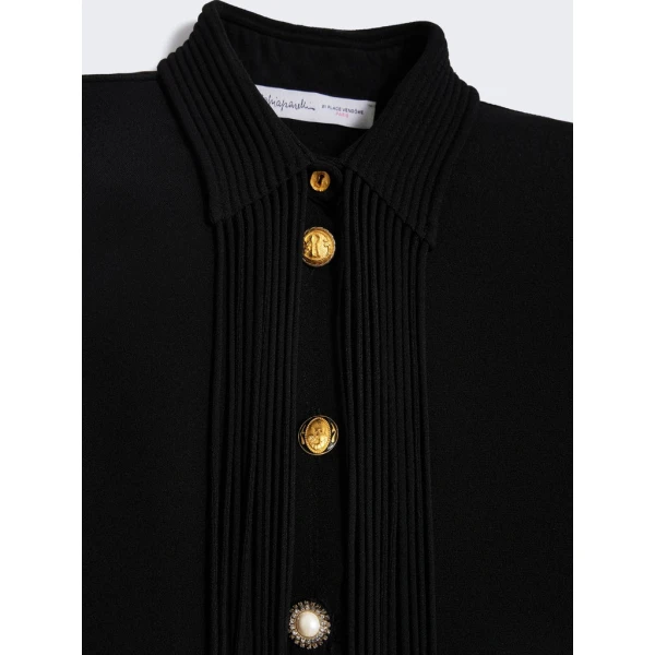 Schiaparelli Fringed Cowboy Shirt Tops in Schiaparelli Authentic Luxury Fashion at Coveti
