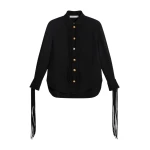 Schiaparelli Fringed Cowboy Shirt Tops in Schiaparelli Authentic Luxury Fashion at Coveti