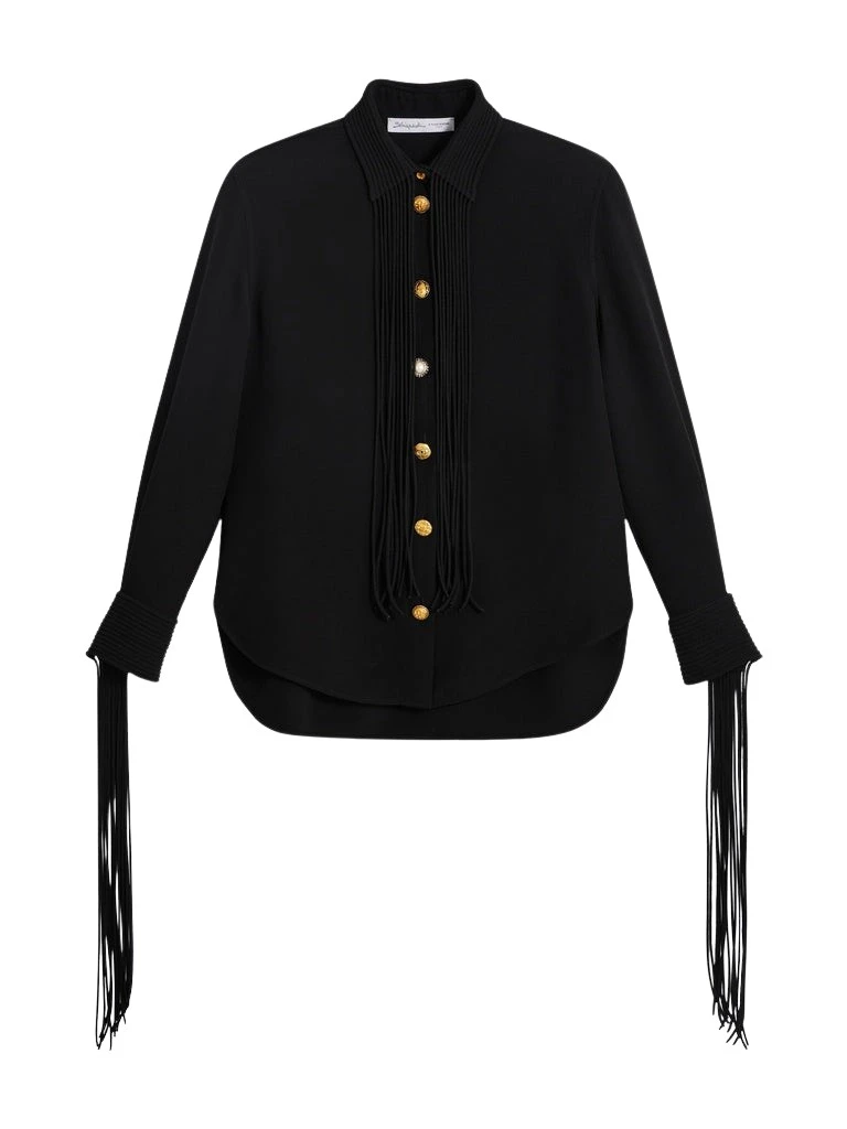 Schiaparelli-Fringed-Cowboy-Shirt72203_nobg Schiaparelli Fringed Cowboy Shirt Tops in Schiaparelli Authentic Luxury Fashion at Coveti
