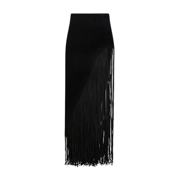 Schiaparelli Fringed Pencil Skirt Skirts in Schiaparelli Authentic Luxury Fashion at Coveti