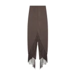 Schiaparelli Fringed Round Hem Pencil Skirt Skirts in Schiaparelli Authentic Luxury Fashion at Coveti