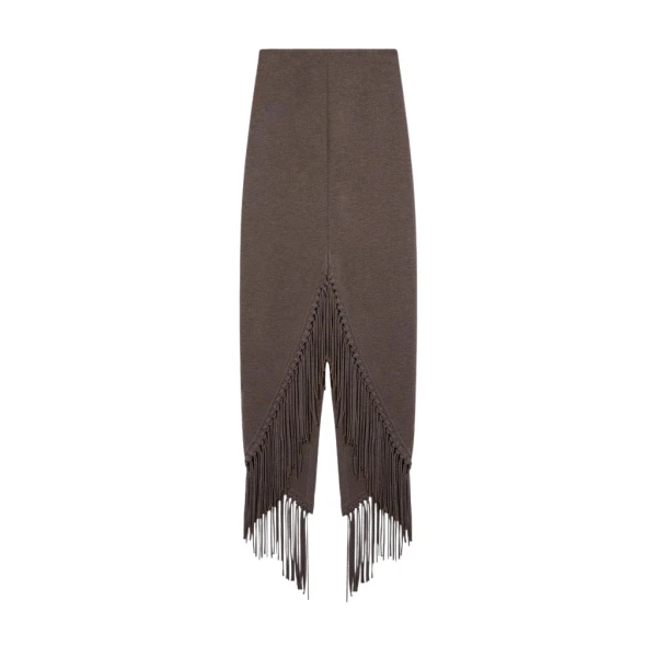 Schiaparelli Fringed Round Hem Pencil Skirt Skirts in Schiaparelli Authentic Luxury Fashion at Coveti