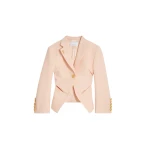 Schiaparelli Gathered Tailored Jacket Jackets in Schiaparelli Authentic Luxury Fashion at Coveti