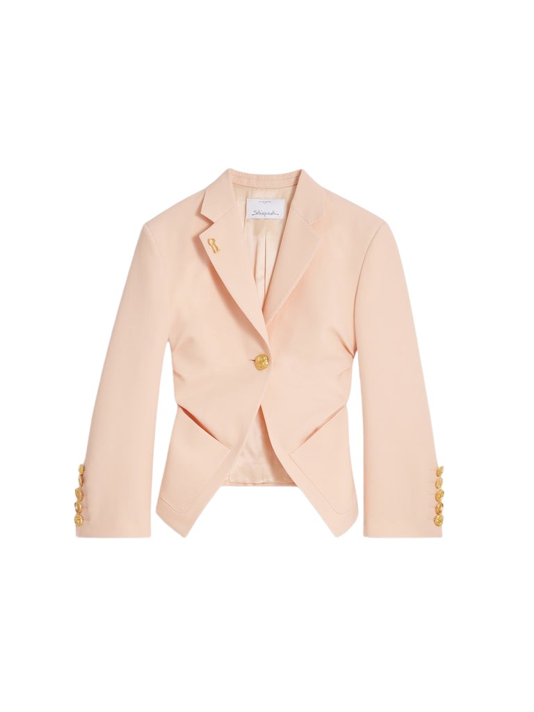 Schiaparelli Gathered Tailored Jacket