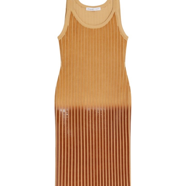 Schiaparelli Glossy Gradient Knitted Dress Dresses in Schiaparelli Authentic Luxury Fashion at Coveti