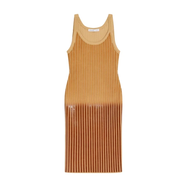 Schiaparelli Glossy Gradient Knitted Dress Dresses in Schiaparelli Authentic Luxury Fashion at Coveti