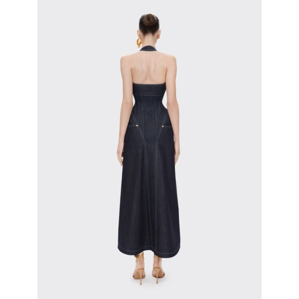 Schiaparelli Halter Corset Dress Dresses in Schiaparelli Authentic Luxury Fashion at Coveti