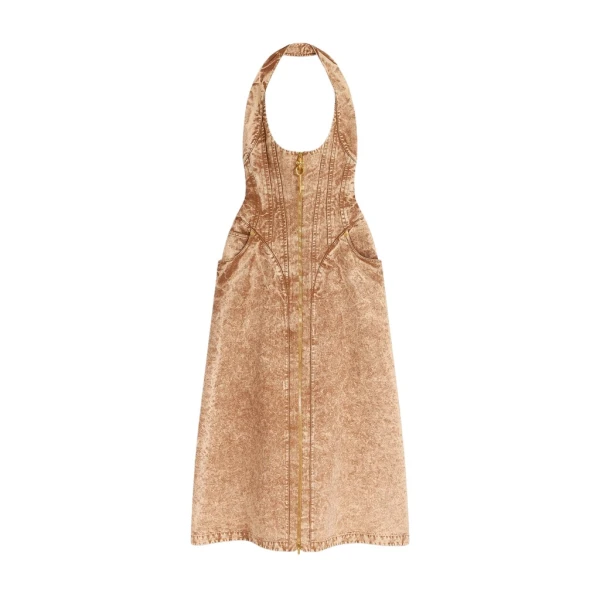 Schiaparelli Halter Corset Dress Dresses in Schiaparelli Authentic Luxury Fashion at Coveti