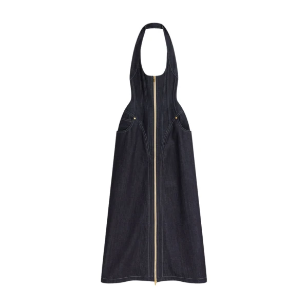 Schiaparelli Halter Corset Dress Dresses in Schiaparelli Authentic Luxury Fashion at Coveti