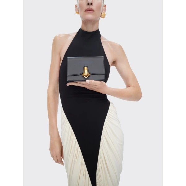 Schiaparelli Halter Draped Dress Dresses in Schiaparelli Authentic Luxury Fashion at Coveti