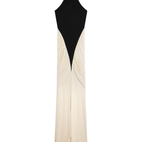 Schiaparelli Halter Draped Dress Dresses in Schiaparelli Authentic Luxury Fashion at Coveti