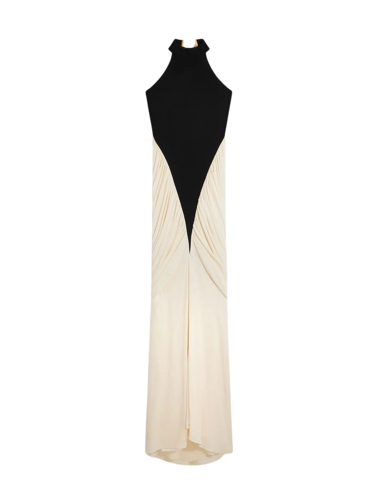 Schiaparelli-Halter-Draped-Dress52356_nobg Schiaparelli Halter Draped Dress Dresses in Schiaparelli Authentic Luxury Fashion at Coveti