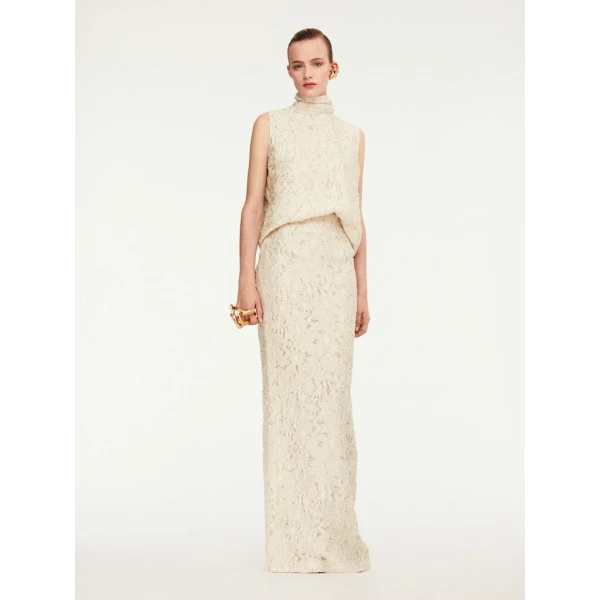 Schiaparelli High Neck Blouse Tops in Schiaparelli Authentic Luxury Fashion at Coveti