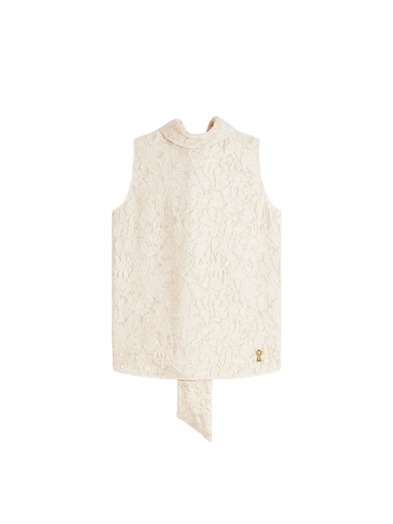 Schiaparelli-High-Neck-Blouse-298915_nobg Schiaparelli High Neck Blouse Tops in Schiaparelli Authentic Luxury Fashion at Coveti