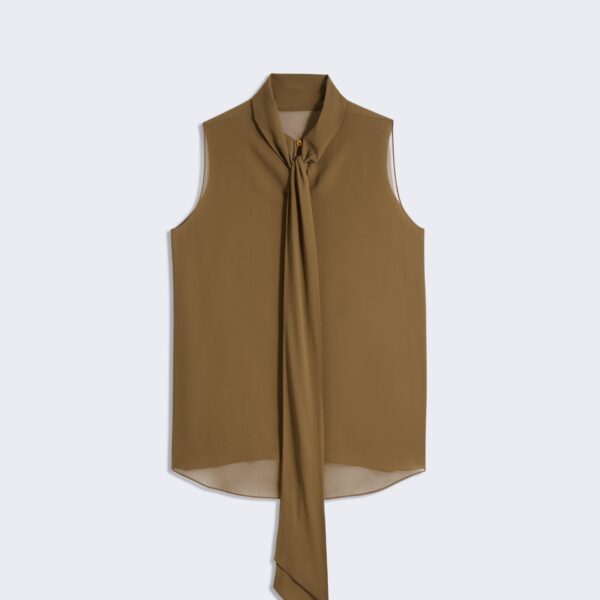 Schiaparelli High Neck Blouse Tops in Schiaparelli Authentic Luxury Fashion at Coveti