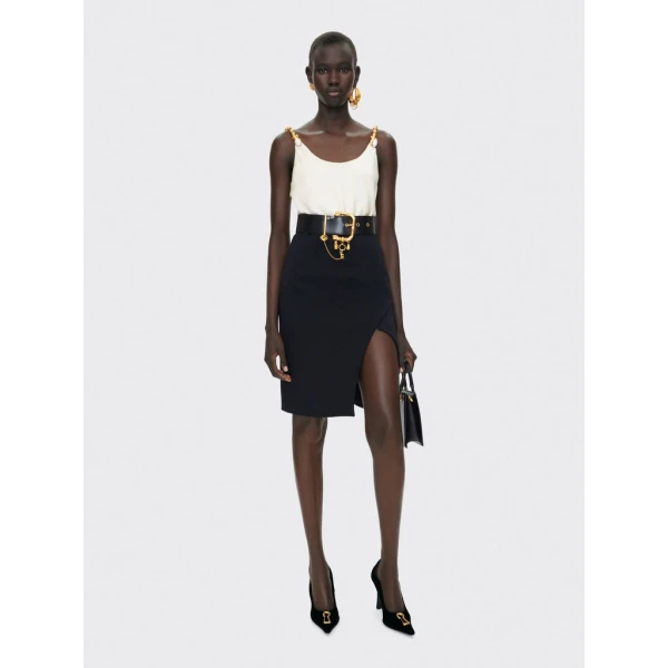 Schiaparelli High-Waisted Corset Skirt Skirts in Schiaparelli Authentic Luxury Fashion at Coveti