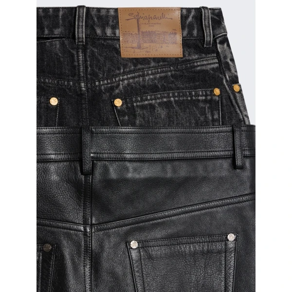 Schiaparelli High-Waisted Lace-Up Pants Pants in Schiaparelli Authentic Luxury Fashion at Coveti