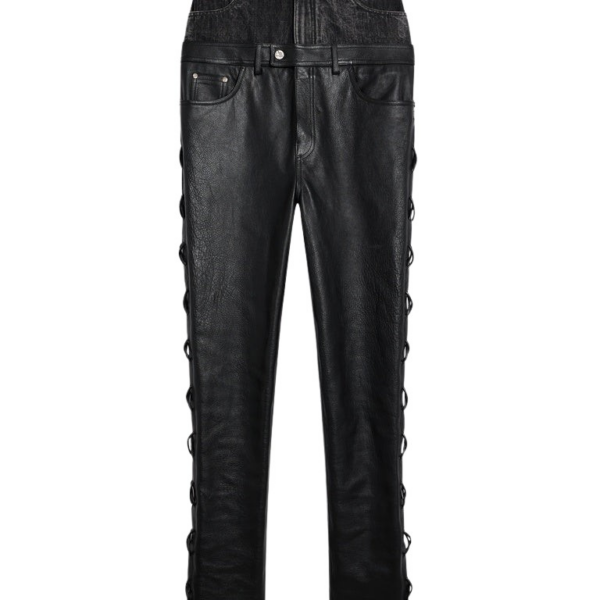 Schiaparelli High-Waisted Lace-Up Pants Pants in Schiaparelli Authentic Luxury Fashion at Coveti
