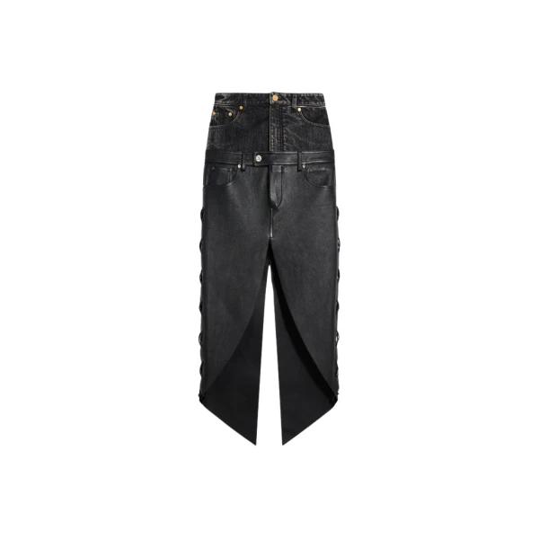 Schiaparelli High-Waisted Lace-Up Skirt Skirts in Schiaparelli Authentic Luxury Fashion at Coveti