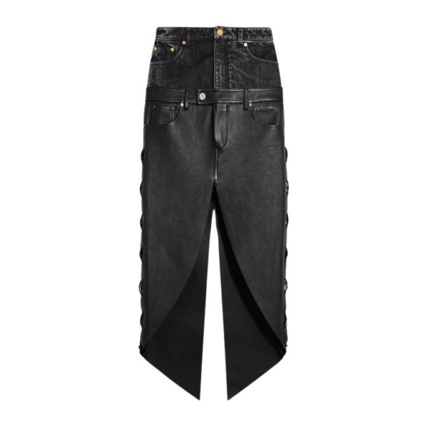 Schiaparelli High-Waisted Lace-Up Skirt Skirts in Schiaparelli Authentic Luxury Fashion at Coveti