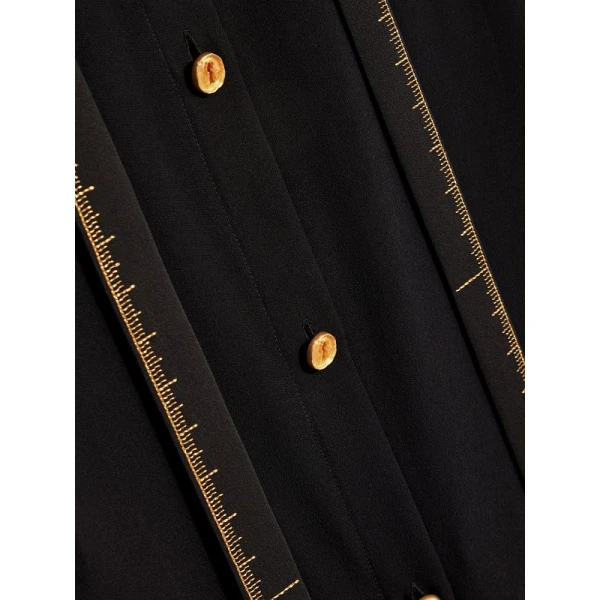 Schiaparelli Iconic Measuring Tape Blouse Tops in Schiaparelli Authentic Luxury Fashion at Coveti