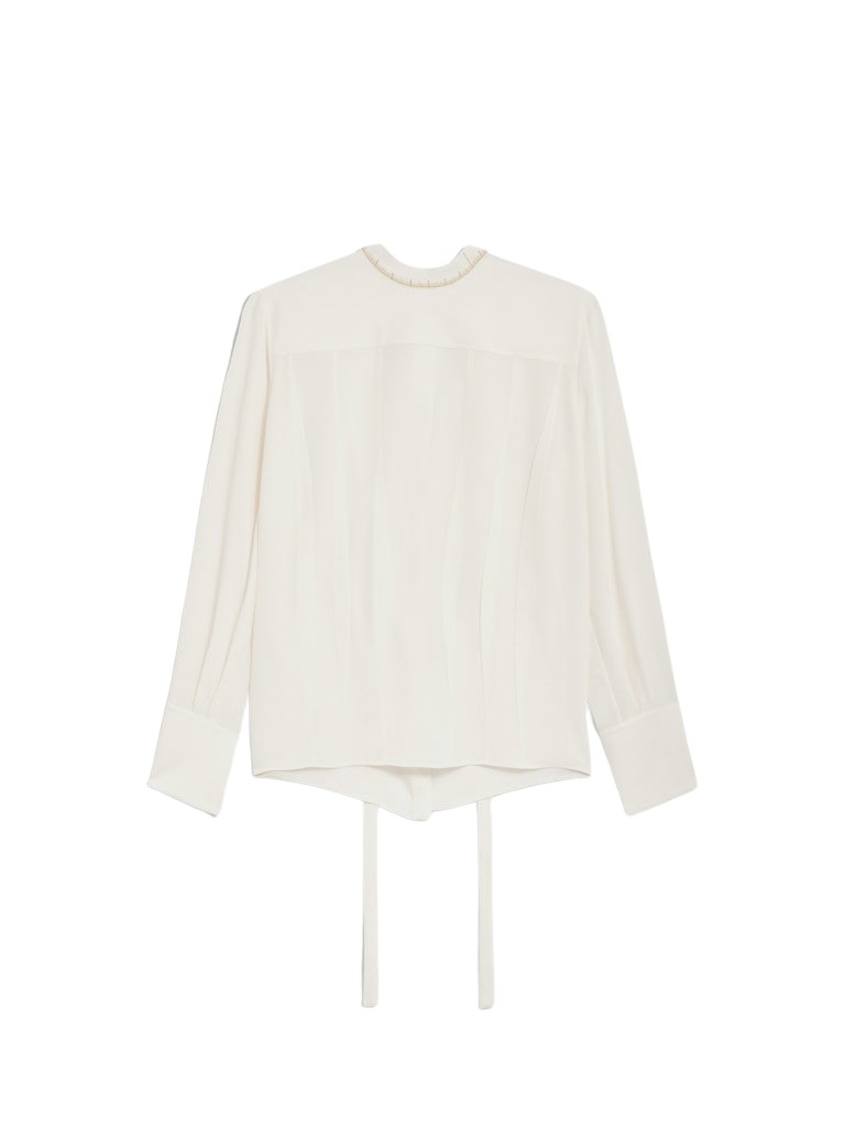 Schiaparelli Iconic Measuring Tape Blouse Tops in Schiaparelli Authentic Luxury Fashion at Coveti