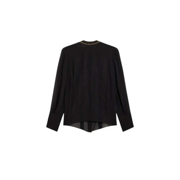 Schiaparelli Iconic Measuring Tape Blouse Tops in Schiaparelli Authentic Luxury Fashion at Coveti