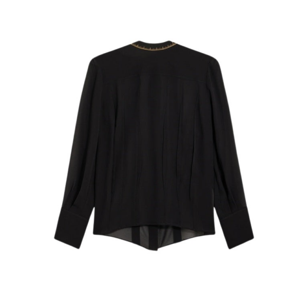 Schiaparelli Iconic Measuring Tape Blouse Tops in Schiaparelli Authentic Luxury Fashion at Coveti