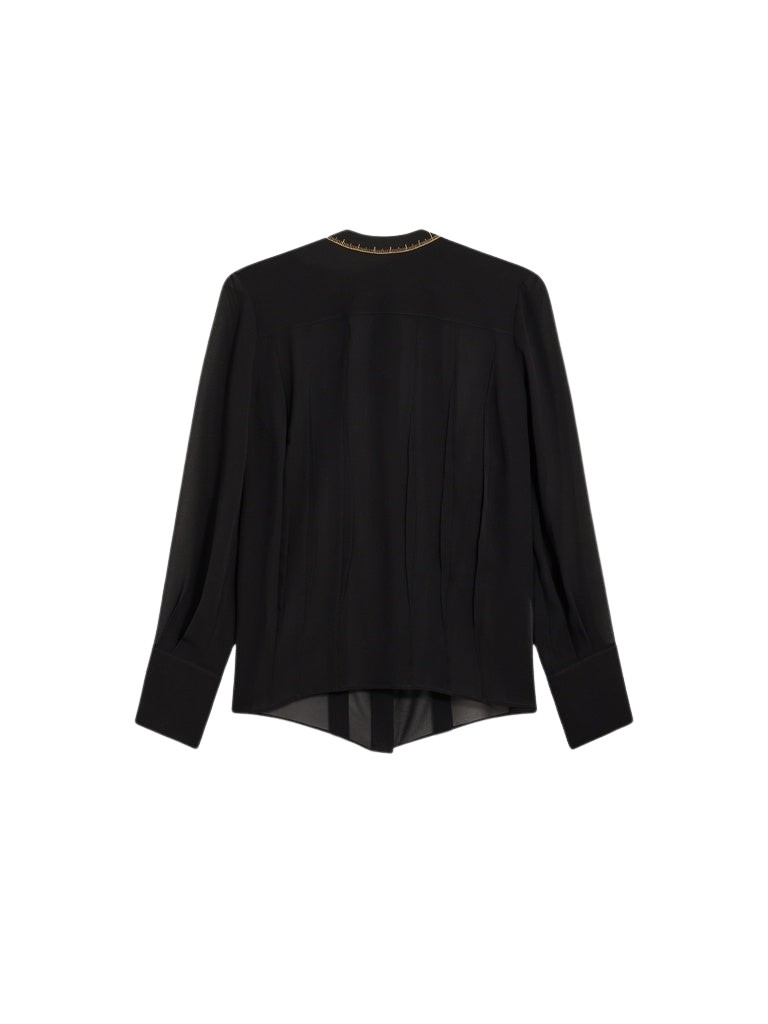 Schiaparelli Iconic Measuring Tape Blouse Tops in Schiaparelli Authentic Luxury Fashion at Coveti