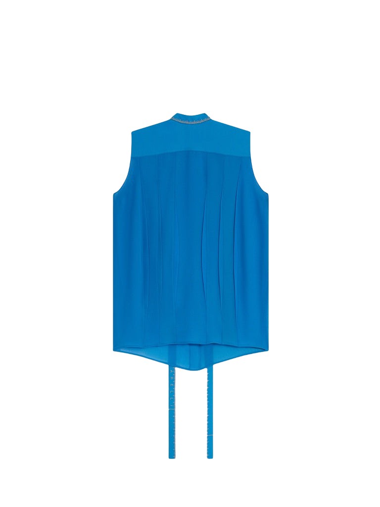 Schiaparelli Iconic Measuring Tape Blouse