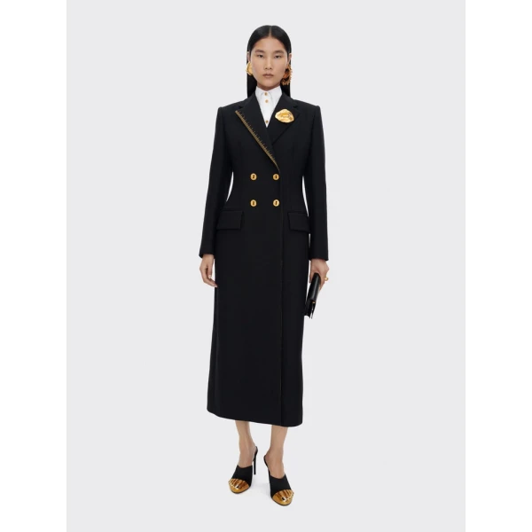 Schiaparelli Iconic Measuring Tape Coat Coats in Schiaparelli Authentic Luxury Fashion at Coveti