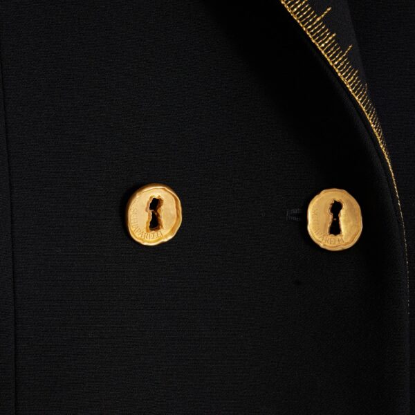 Schiaparelli Iconic Measuring Tape Coat Coats in Schiaparelli Authentic Luxury Fashion at Coveti