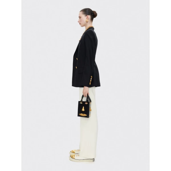 Schiaparelli Iconic Measuring Tape Jacket Jackets in Schiaparelli Authentic Luxury Fashion at Coveti