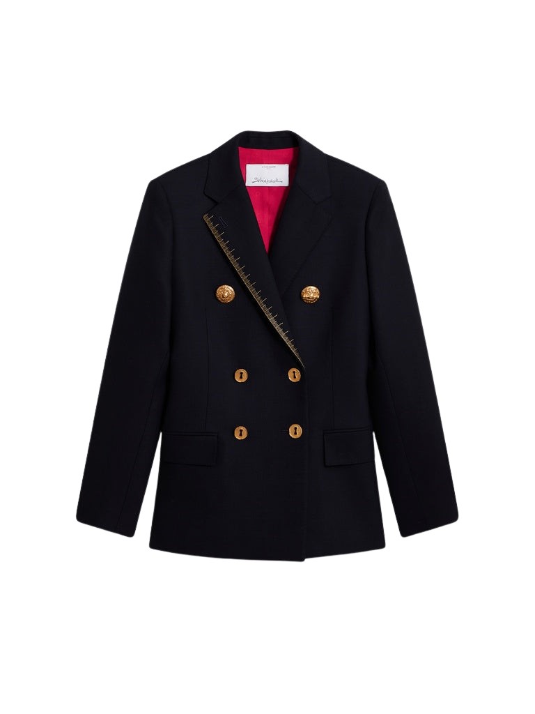 Schiaparelli Iconic Measuring Tape Jacket Jackets in Schiaparelli Authentic Luxury Fashion at Coveti