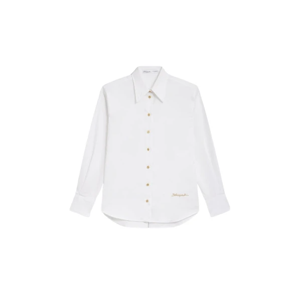 Schiaparelli Iconic Measuring Tape Shirt Tops in Schiaparelli Authentic Luxury Fashion at Coveti