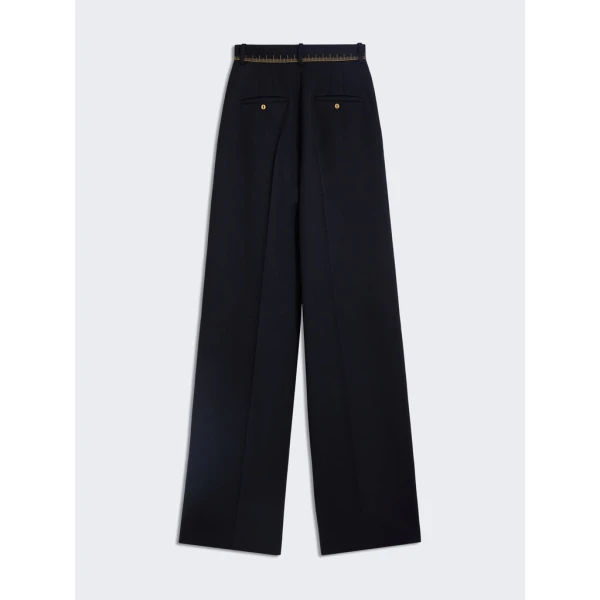 Schiaparelli Iconic Measuring Tape Wideleg Pants Pants in Schiaparelli Authentic Luxury Fashion at Coveti