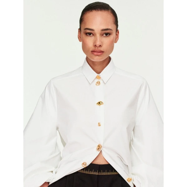 Schiaparelli Iconic Measuring Tape Wideleg Pants Pants in Schiaparelli Authentic Luxury Fashion at Coveti