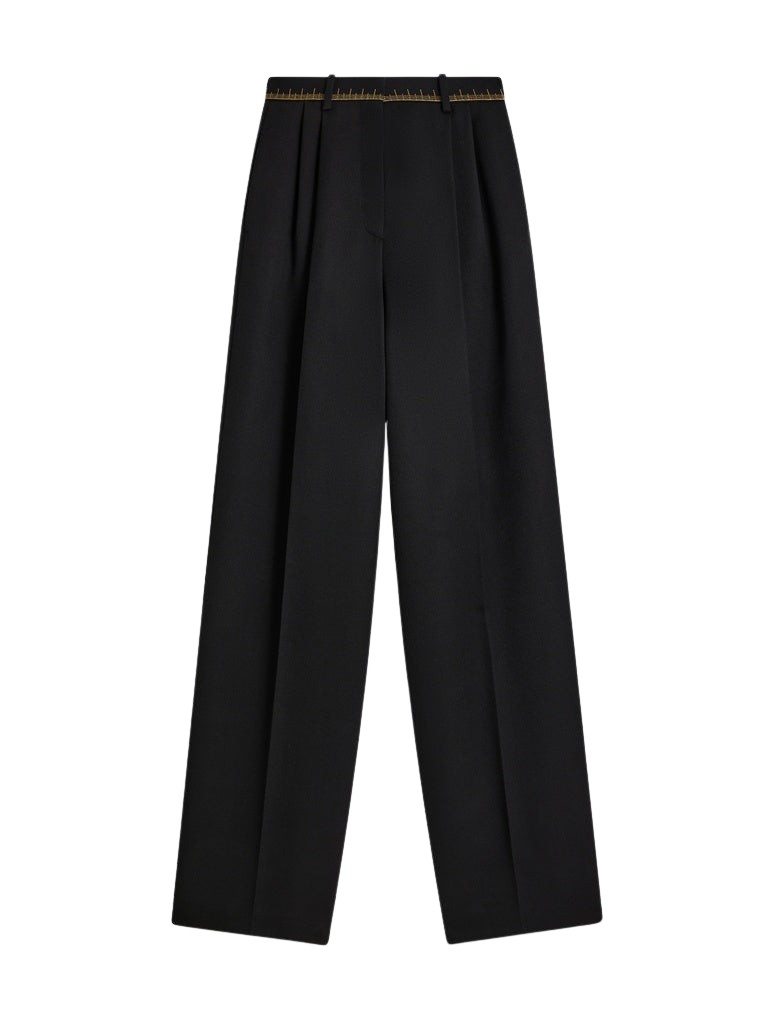 Schiaparelli Iconic Measuring Tape Wideleg Pants Pants in Schiaparelli Authentic Luxury Fashion at Coveti