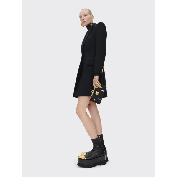 Schiaparelli Iconic Padlock Coat Coats in Schiaparelli Authentic Luxury Fashion at Coveti