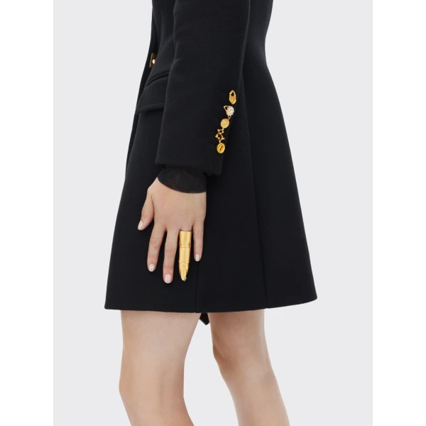 Schiaparelli Iconic Padlock Coat Coats in Schiaparelli Authentic Luxury Fashion at Coveti