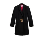 Schiaparelli Iconic Padlock Coat Coats in Schiaparelli Authentic Luxury Fashion at Coveti