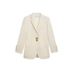 Schiaparelli Iconic Padlock Jacket Jackets in Schiaparelli Authentic Luxury Fashion at Coveti