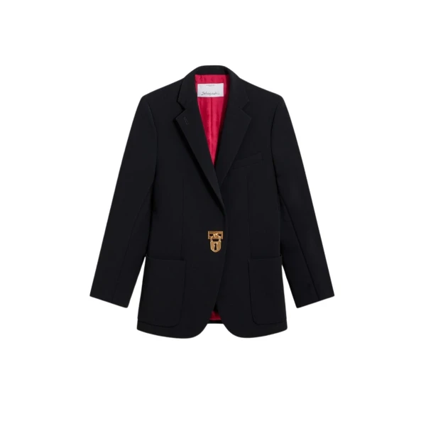 Schiaparelli Iconic Padlock Jacket Jackets in Schiaparelli Authentic Luxury Fashion at Coveti