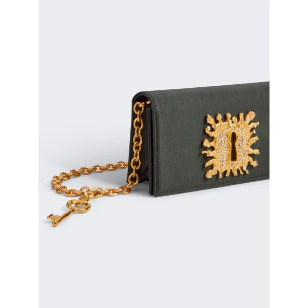 Keyhole Bijoux Chain Clutch - Image 4